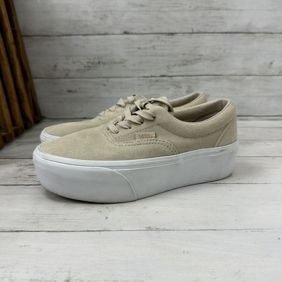 Vans • Era‎ Stackform Mono Embroidery Shoe • French Oak • Women's size 6.5 - Picture 1 of 9